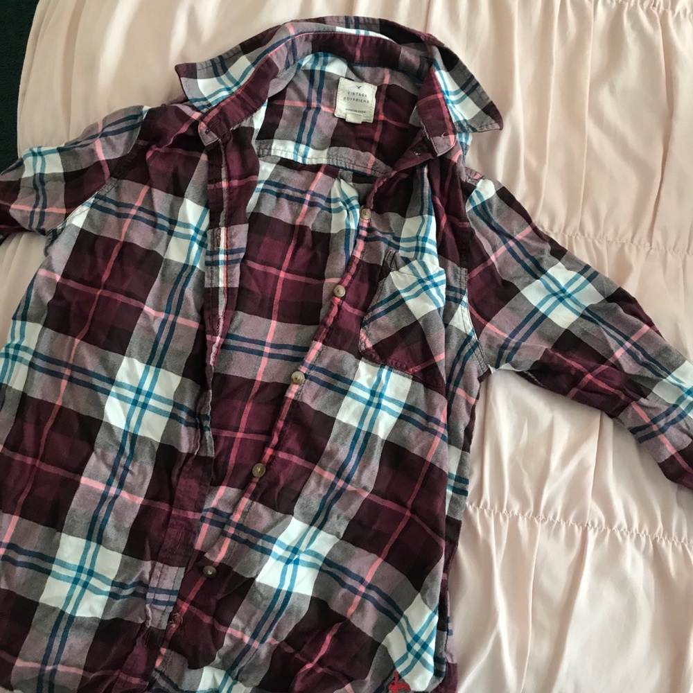 American Eagle Vintage Boyfriend flannel